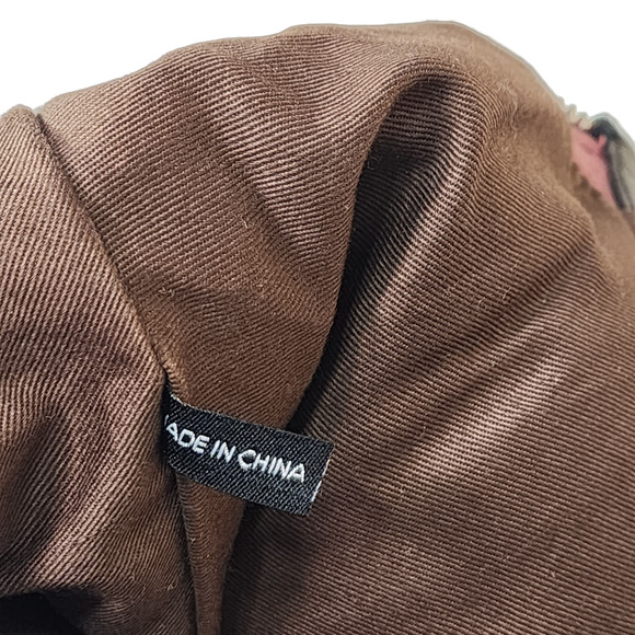 Pour La Victoire Maison Croc Embossed Tote Bag Brick Red Black Suede Leather - Picture 4 of 16